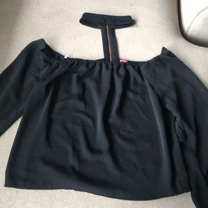 Guess black blouse